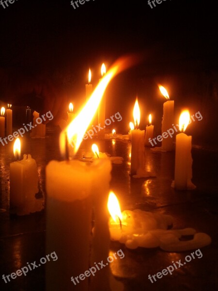 Candel Light Pray Free Photos