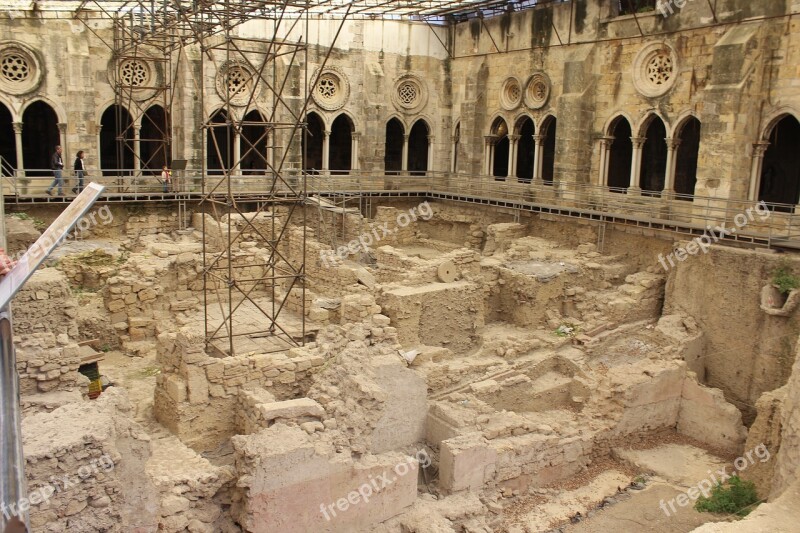 Lisbon Monastery Portugal Archaeology History