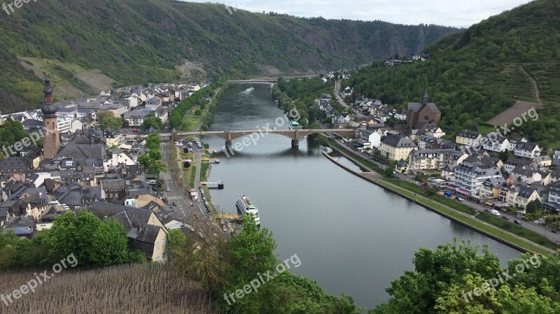 Cochem Mosel Vineyards Free Photos