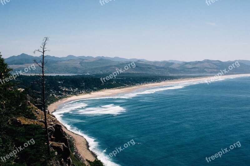 Coast Beach Northern California Sea Summer