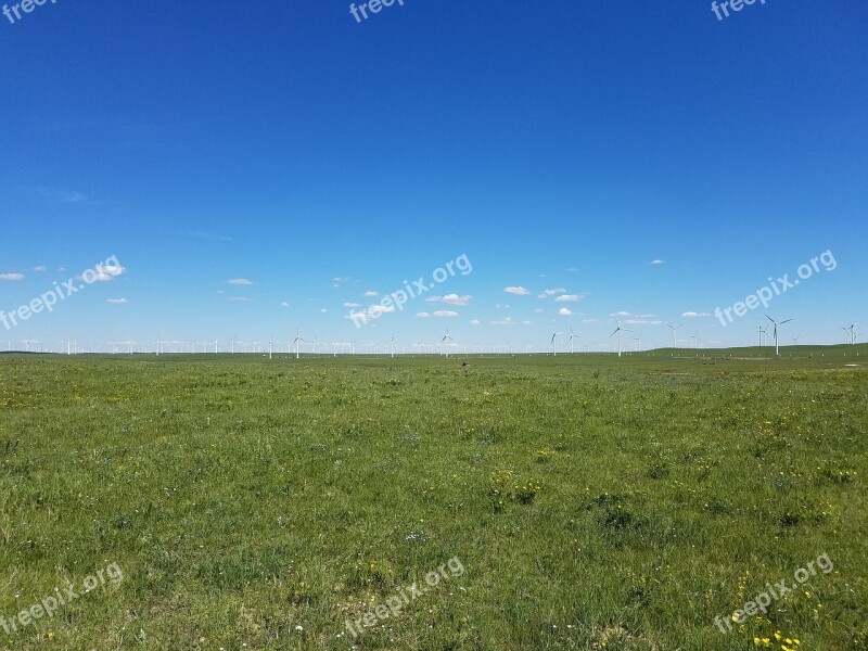 Blue Sky Fresh Air Cloud Free Photos