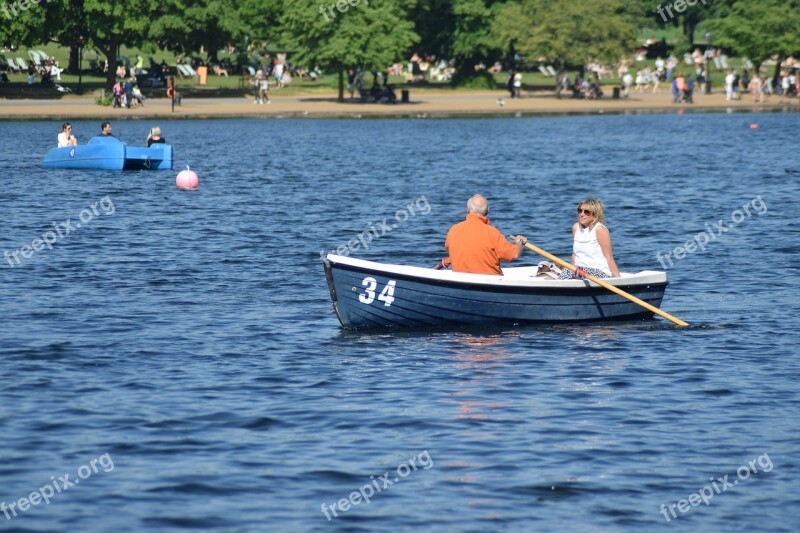 Boat Lake Leisure Water Summer