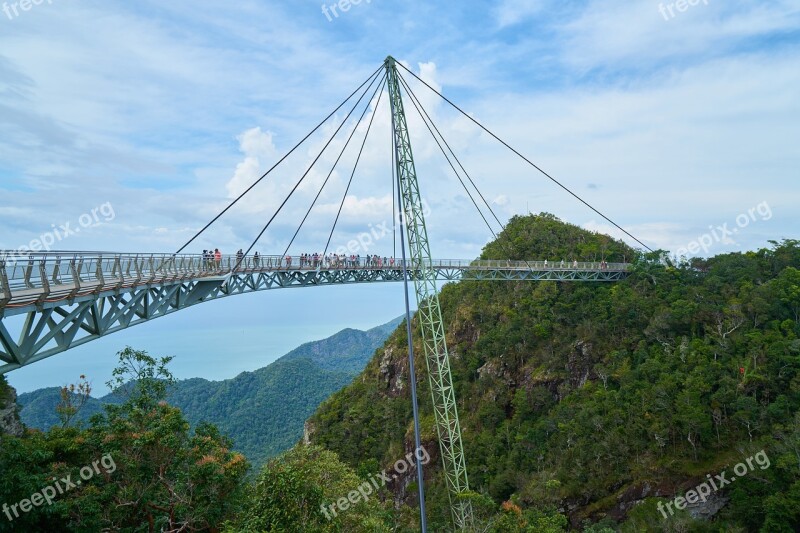 Bridge Rope Architecture Steel Structure