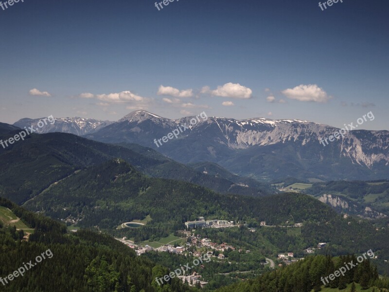 Alpine Semmering Landscape Mountains Lower Austria