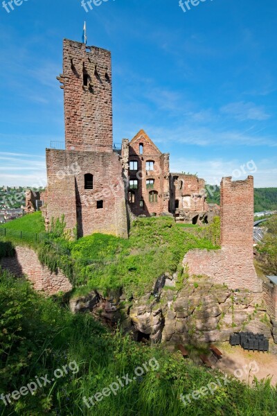 Castle Wertheim Baden Württemberg Germany Architecture