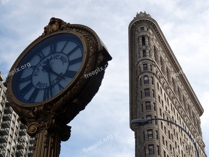 New York Manhattan Flatiron Building Architecture