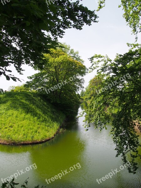 Water Moat Sweden The Citadel Landskrona