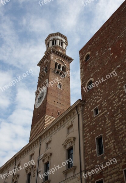 Verona Torre Cityscape Italy City