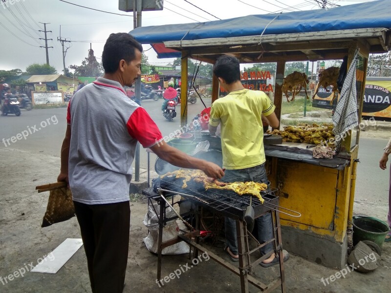 Chicken Food Traditional Grilled Fan