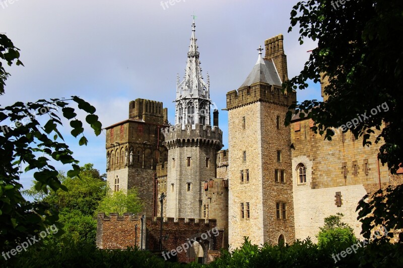 Castle Architecture Cardiff Castle Building Old