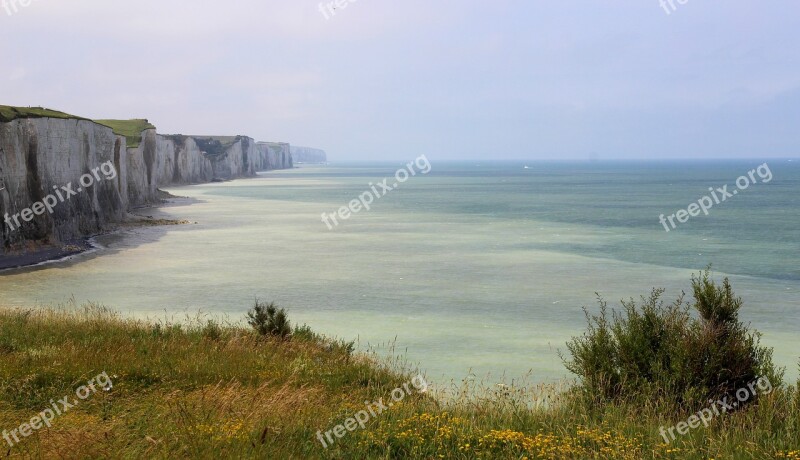 Cliff Opal Coast Sea France Handle