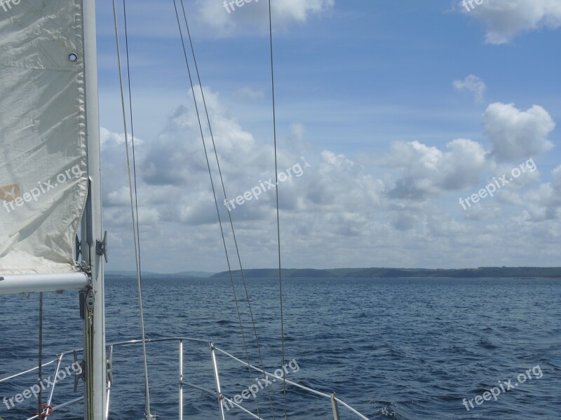 Bay Of Brest Coming Off Rade Brest Sailing