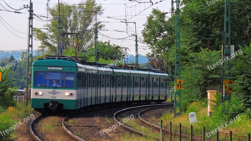 Budapest Train City Europe Urban