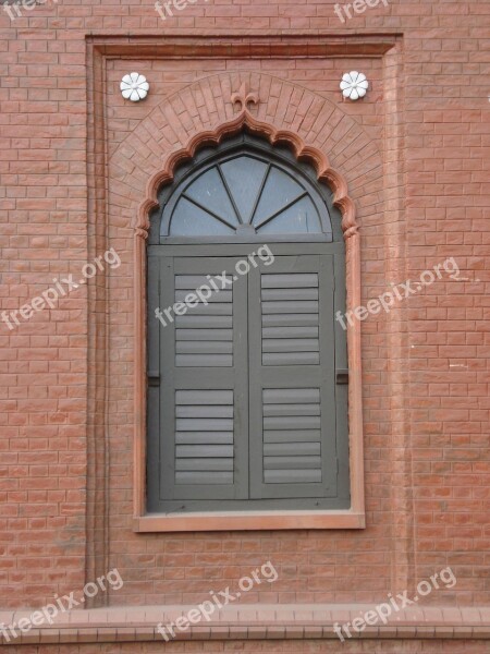 Front Of Curzon Hall's Window British Raj-era Building Dhaka Free Photos