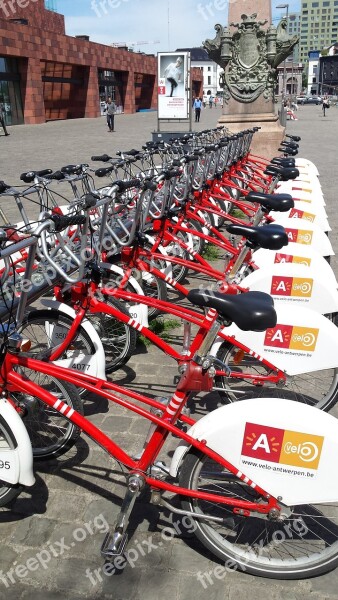 Antwerp Cycling Stabling Bicycle Station