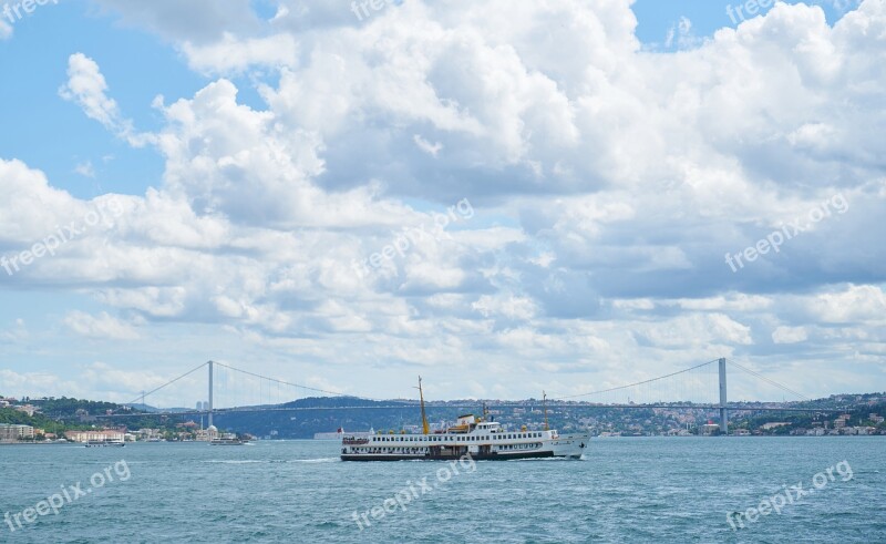 Landscape Istanbul Turkey Peace Marine