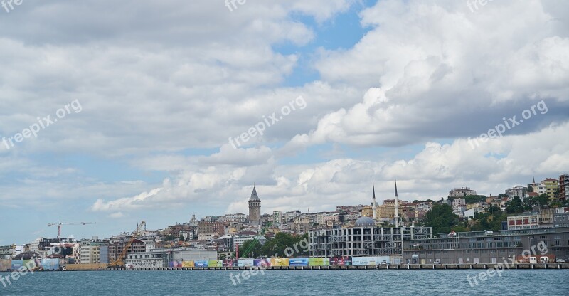 Landscape Istanbul Turkey Peace Marine