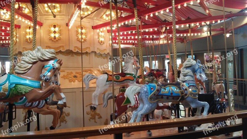 Foreign Countries Amusement Park Merry-go-round Kids Free Photos