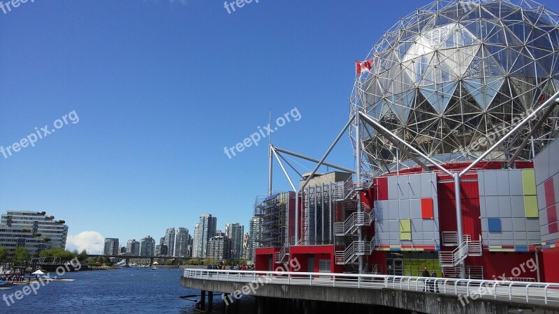 Vancouver Canada Foreign Countries Science World Sunny