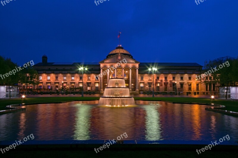 Kurhaus Wiesbaden Hesse Germany Europe