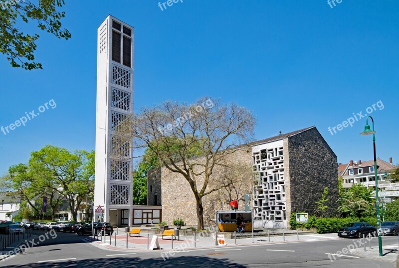 St Michael's Church Darmstadt Martin District Hesse Germany