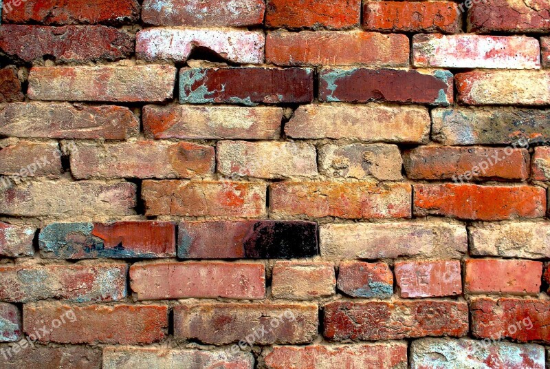 Brick Wall Brick Wall Background Orange