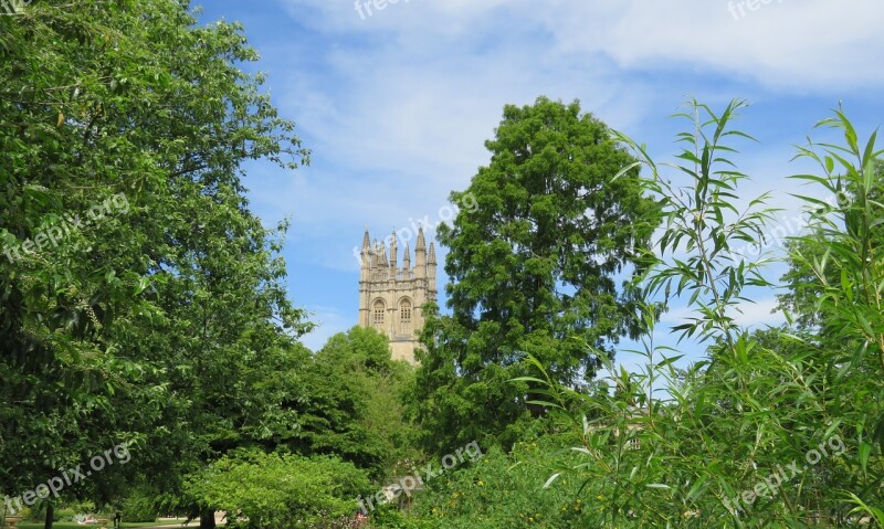 Oxford Magdalen Tower Rooftop University