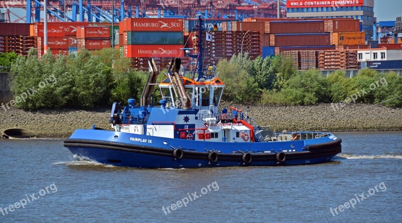 Tug Lotze Ship Port Tractor Free Photos