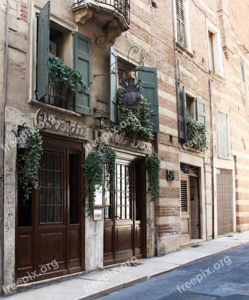 Verona Italy City Osteria Restaurant