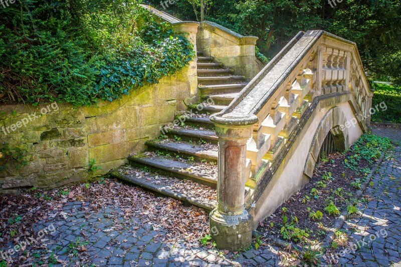 Stairs Emergence Staircase Gradually Stone Steps