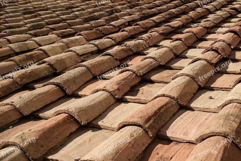 Roofing Tiles Terracotta Free Photos