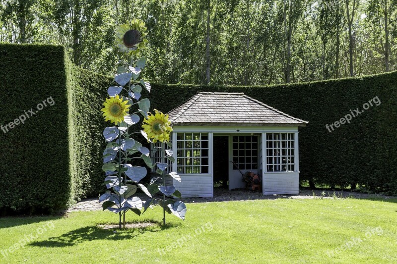 Garden Sculpture The Sunflowers The Botnar Collection Summerhouse Grass