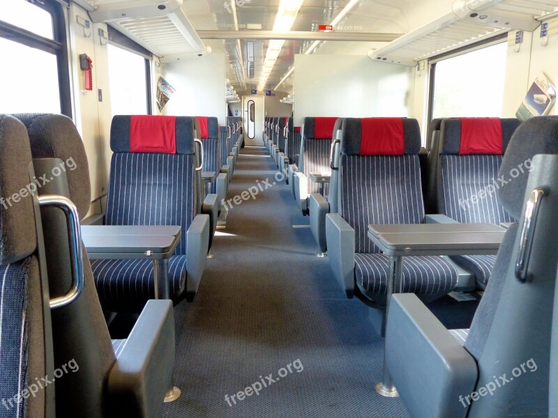 Train Seats Compartment Free Photos