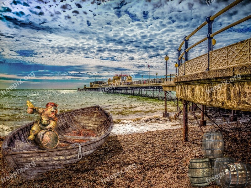 Beach Fantasy Composite Worthing Susses Impression Outdoor