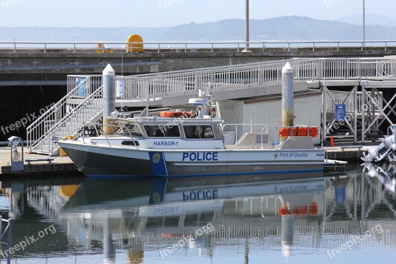 Police Boat Emergency Marine Patrol