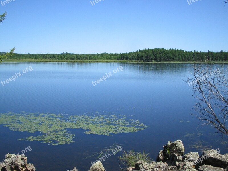 China Alxa Small Tianchi Lake View Scenery