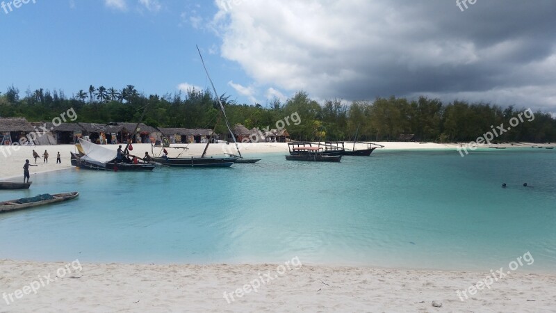 Zanzibar Beach Tropical Island Holiday