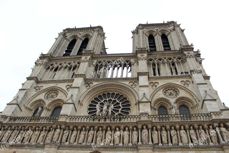 Church Paris Notre Dame France Torres