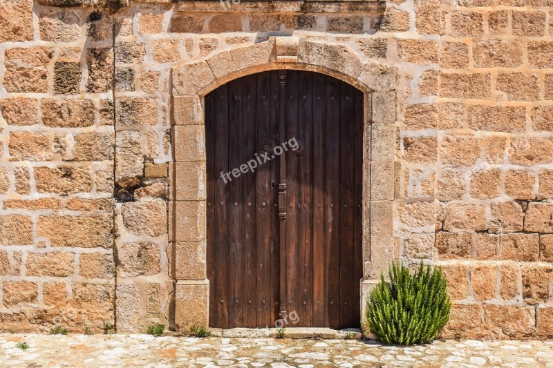 Door Wooden Entrance Architecture Old