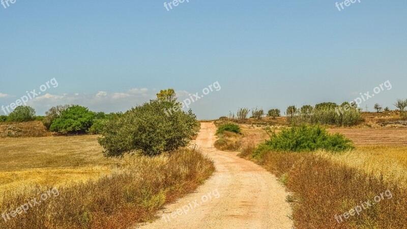 Country Road Countryside Road Rural Landscape