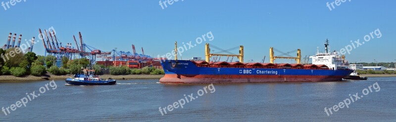 Freighter Tug Transport Ship Maritime