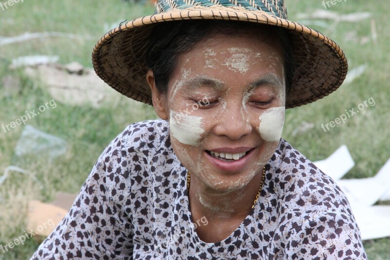 Myanmar Burma Culture Tanaka Portrait