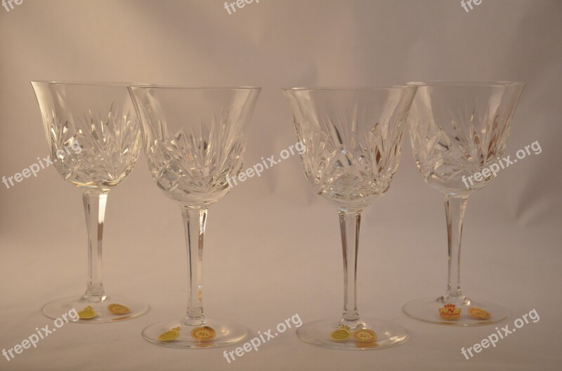 Crystal Glasses Glass Drink Ware Leaded