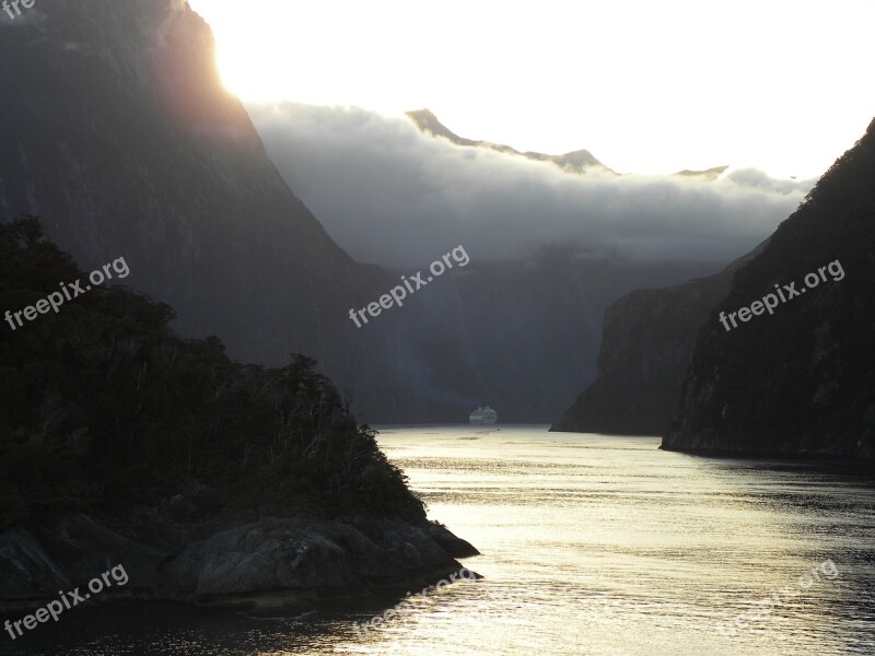 Fjordland Water New Zealand Nature