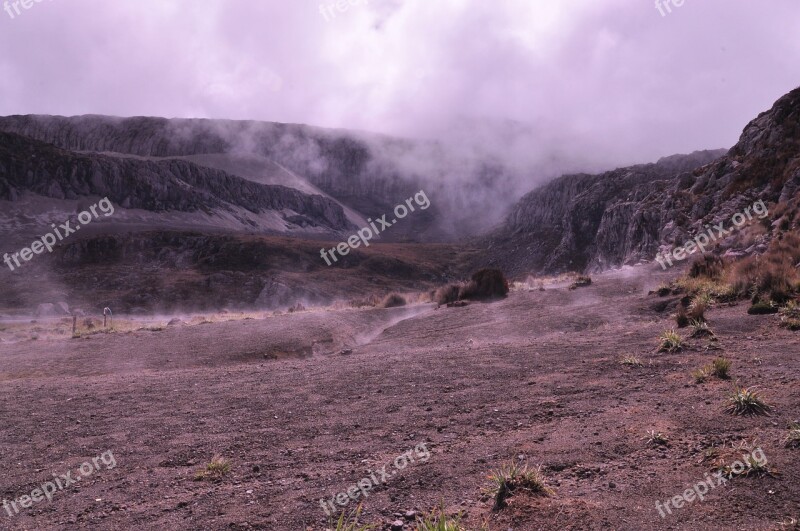 Nevado Mountain Snowy Cloudy Free Photos