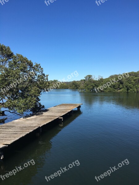 Riverview Blue Sky Pier Free Photos