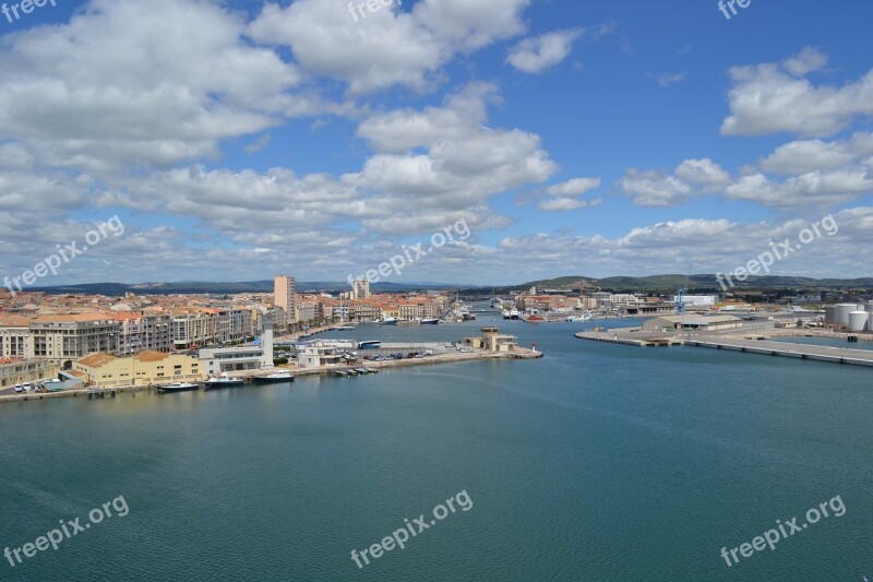 Sète Port View Mediterranean Free Photos