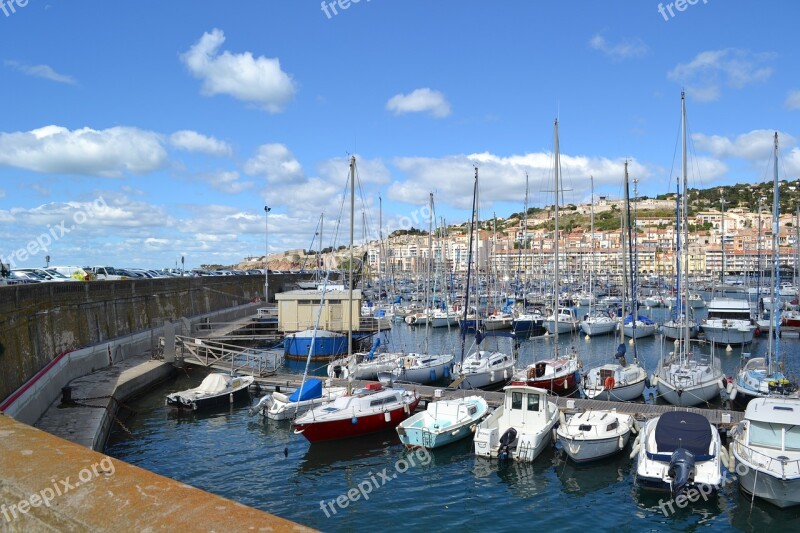 Sète Port Boats France Mats