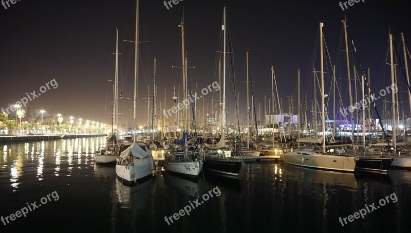 Barcelona Sea Landscape Nature Times