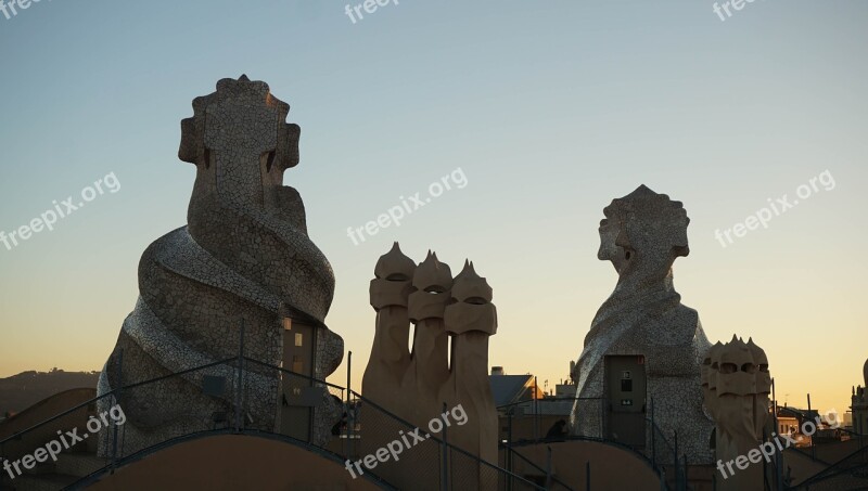 Spain Gaudi Star Wars Free Photos